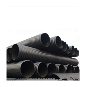 large diameter 15 plastic culvert pipe 1500mm hdpe steel belt corrugated pipe price