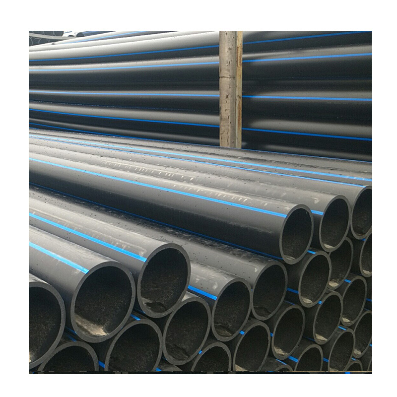 Factory customized Hot Sale Low Price Black Blue Color PE drain-pipe Plastic Irrigation Hdpe Pipe Supply hdpe pipe