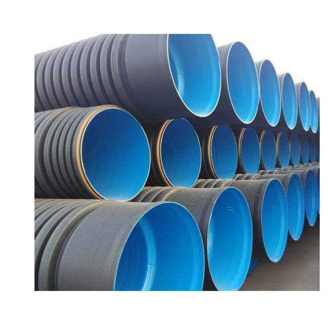 Sn4 Sn8 Double Wall Corrugated HDPE Water Supply Pipe Plastic Drainage Pipe Road Culverts Prices