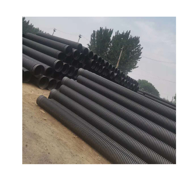 16 24 36 inch corrugated double wall pe drain culvert pipe weight prices