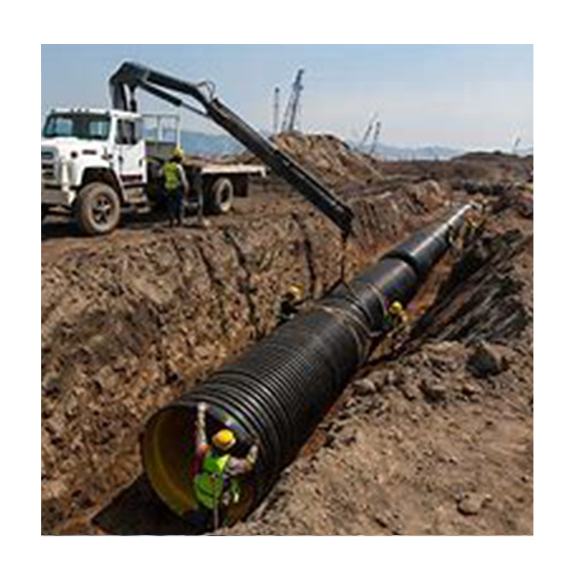 600mm sn8 HDPE culvert pipe for sewer and drainage project