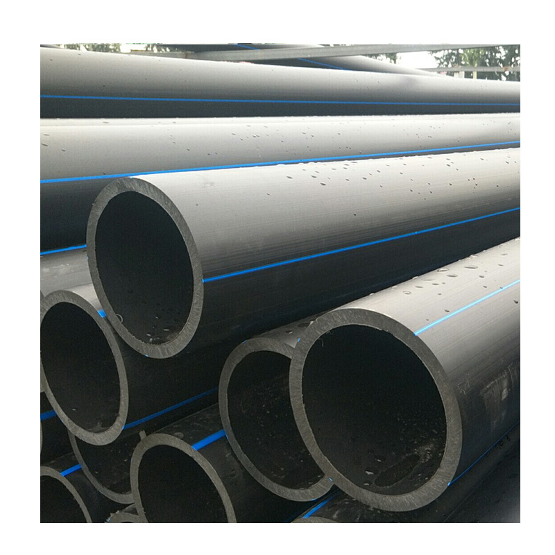 Factory customized Hot Sale Low Price Black Blue Color PE drain-pipe Plastic Irrigation Hdpe Pipe Supply hdpe pipe