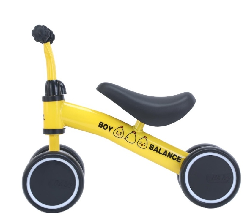 Wholesale 4 Wheel Baby Balance Bike With Foot Push Kids Mini Car Children's balance bike