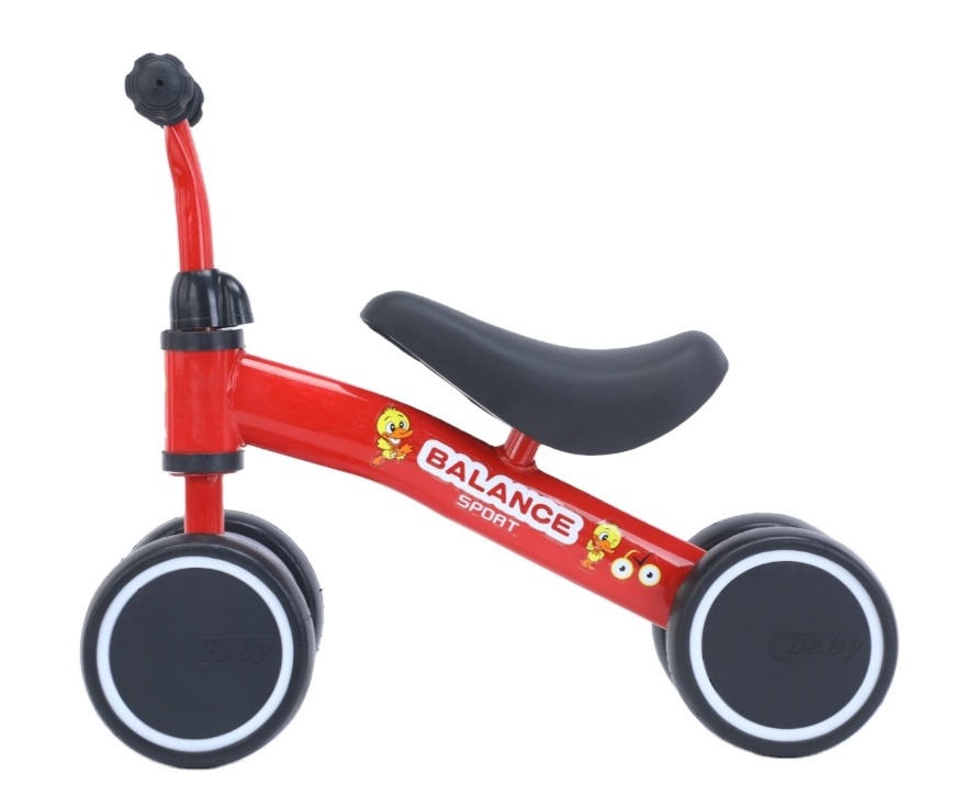 Wholesale 4 Wheel Baby Balance Bike With Foot Push Kids Mini Car Children's balance bike