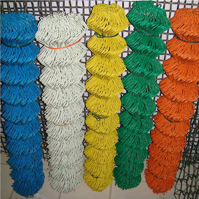 pvc chaink link fence/iron wire mesh/diamond mesh