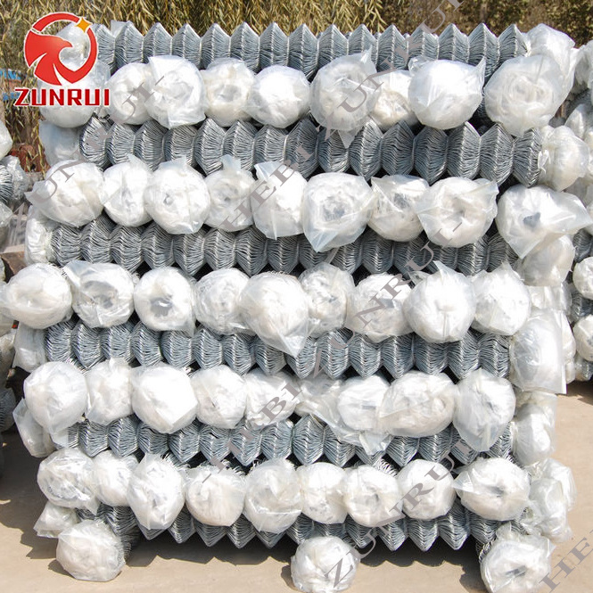 Low Price Electro Galvanized 1 Inch Chain Link Fence diagonal wire mesh