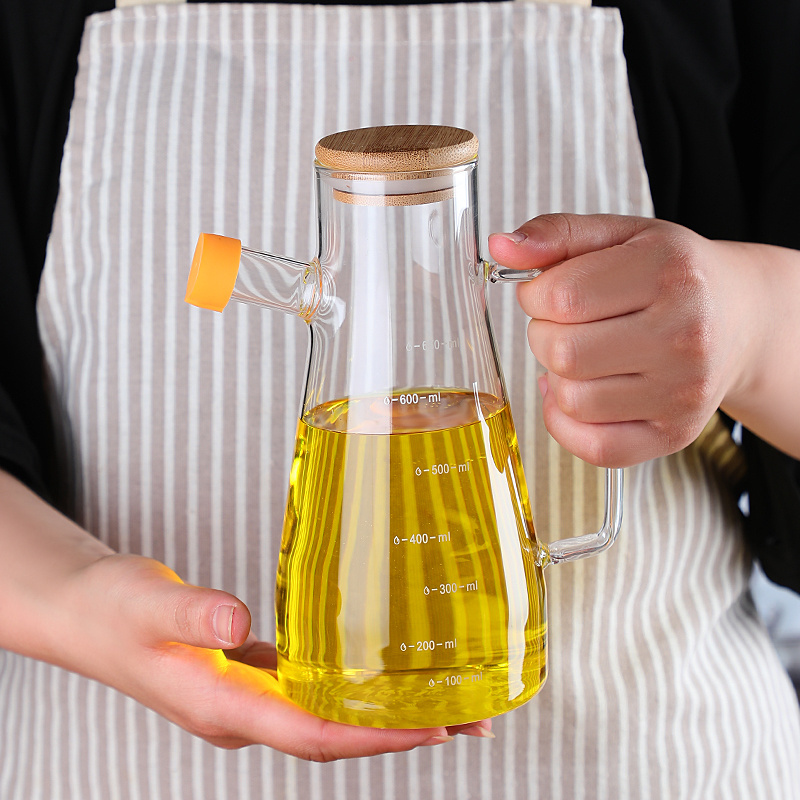 Kitchenware products kitchenware glass can oil pot high borosilicate glass oil bottle