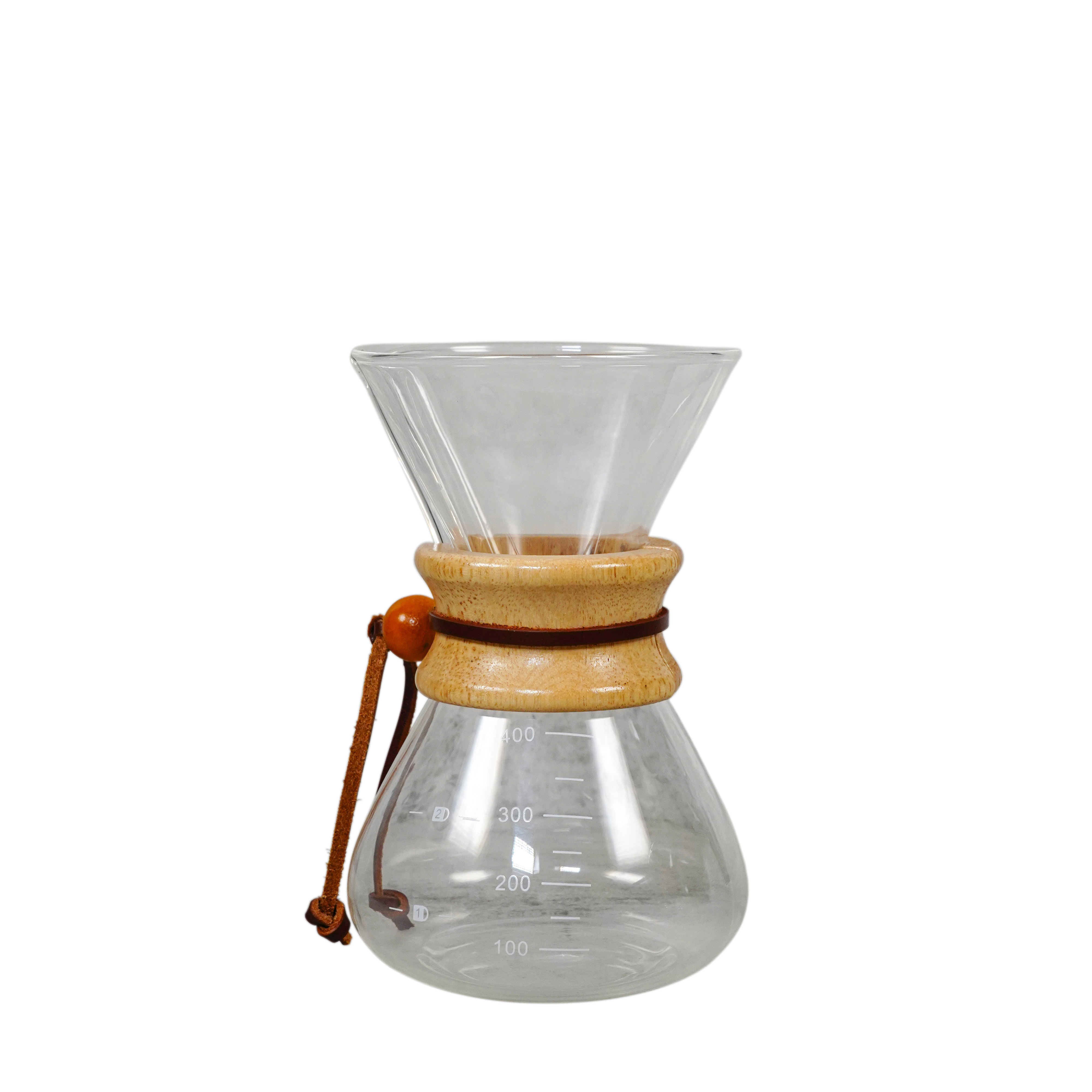 Custom New design Glass Pour Over Drip Pot 400ml 600ml 800ml glass Coffee Maker