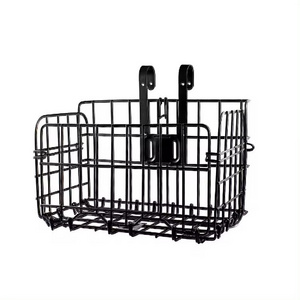 Foldable Bike Basket 10kg Load Bicycle Handlebar Front Bag Box Pet Dog Cat Carrier Bike Accessories