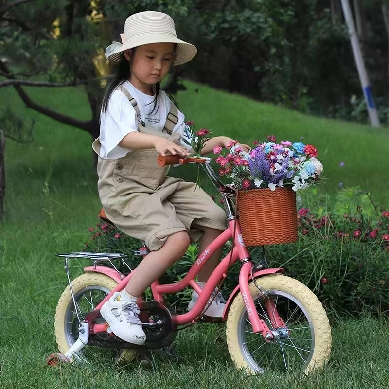 2024 New Fashion Design 12'' 14'' 16'' Bike Boy Girl pink green Children Bicycle For Kids