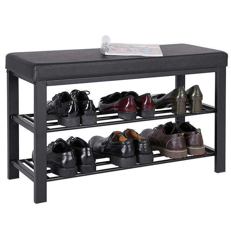 custom 2 tier metal steel shoe cabinet steel shoe racks for sale