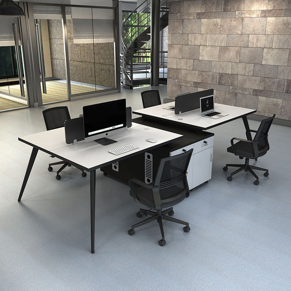 HC Modern Staff Desk Office Table Design And Chairs 6-8 Person Workstation office desk For Office Furniture