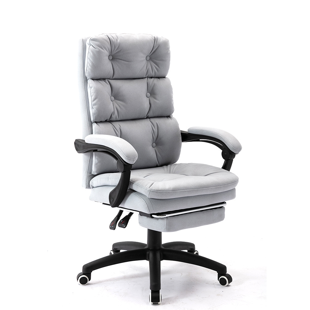 luxury office chair high back chair ergonomic desk chair office recliner with retractable footrest