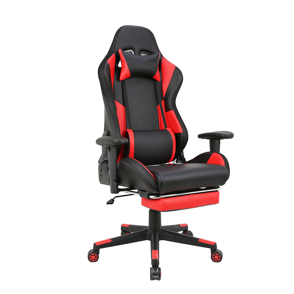 HC Custom Ergonomic red Pc swivel Computer Silla Gamer Chair Rgb Led Racing Gaming Chair with with lights and speakers