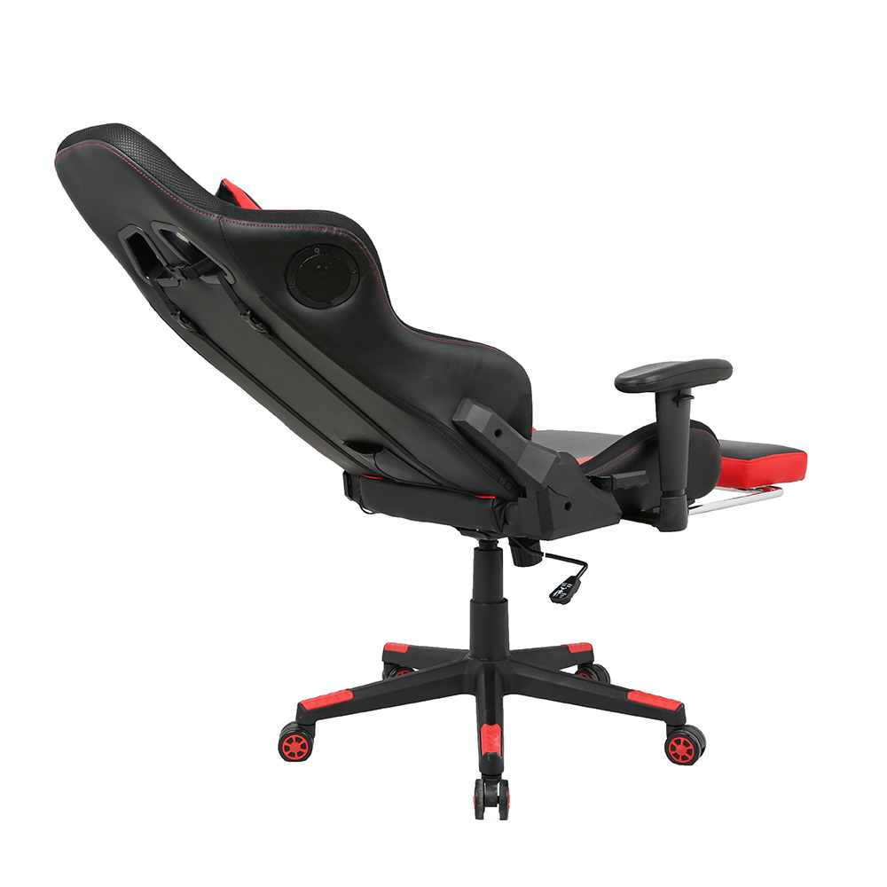 HC Custom Ergonomic red Pc swivel Computer Silla Gamer Chair Rgb Led Racing Gaming Chair with with lights and speakers