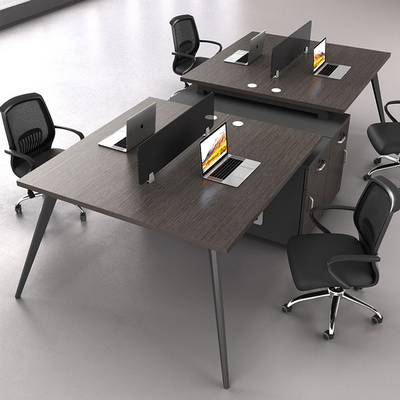 HC Modern Staff Desk Office Table Design And Chairs 6-8 Person Workstation office desk For Office Furniture