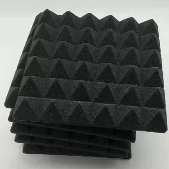 FBA Ready Pyramid Sound Absorption Foam Acoustic Panel For Studio Office Soundproof Wall Pads