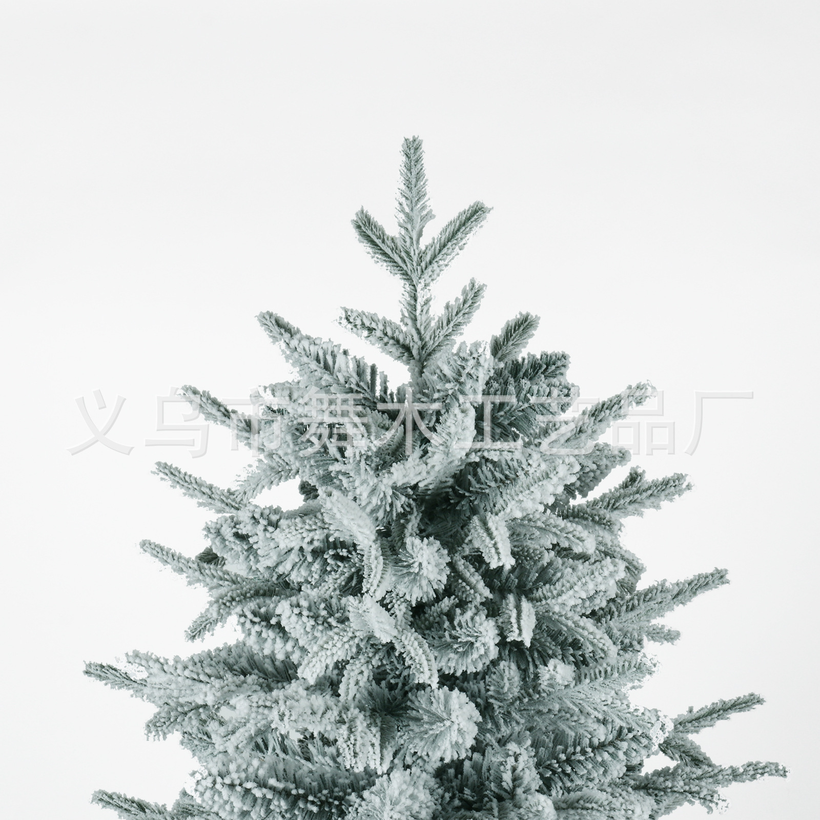 Factory Supply 180cm Simulation Cedar Christmas Tree With White Flocking Fake Snow