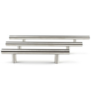 Customized Size SS 201 304 Stainless Steel Pull Handles Furniture Cabinet Hardware Metal T Bar Shape Handle