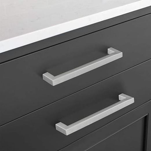 Stainless Steel Kitchen Furniture Cabinet Pulls Kitchen Cabinet Hardware for Cupboard Drawer Handles Dresser Pulls