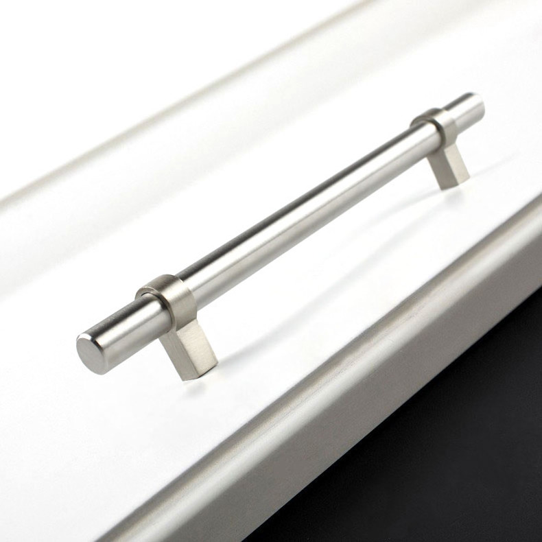 Stainless Steel Dresser Drawer Pulls Funiture Cabinets Hardware Cabinet Door Handles for Kitchen Furniture Cupboard