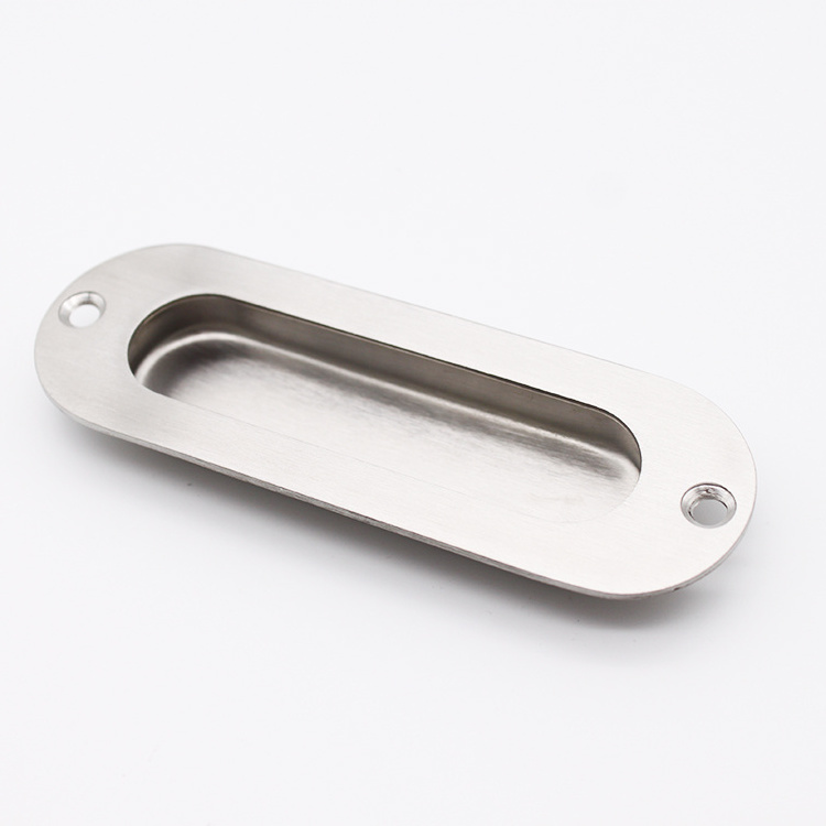 Stainless Steel 304 201 Hidden Flush Door Recessed Pull Sliding Door Handle