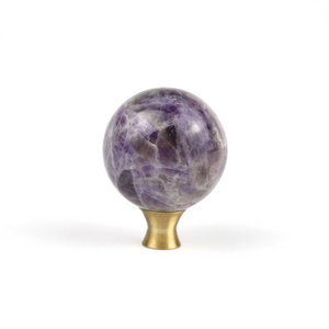 Marble Stone Cabinet Knob Modern Globular Dresser Drawer Small Furniture Knobs for Cupboard Cabinet Jewelry Box Casket