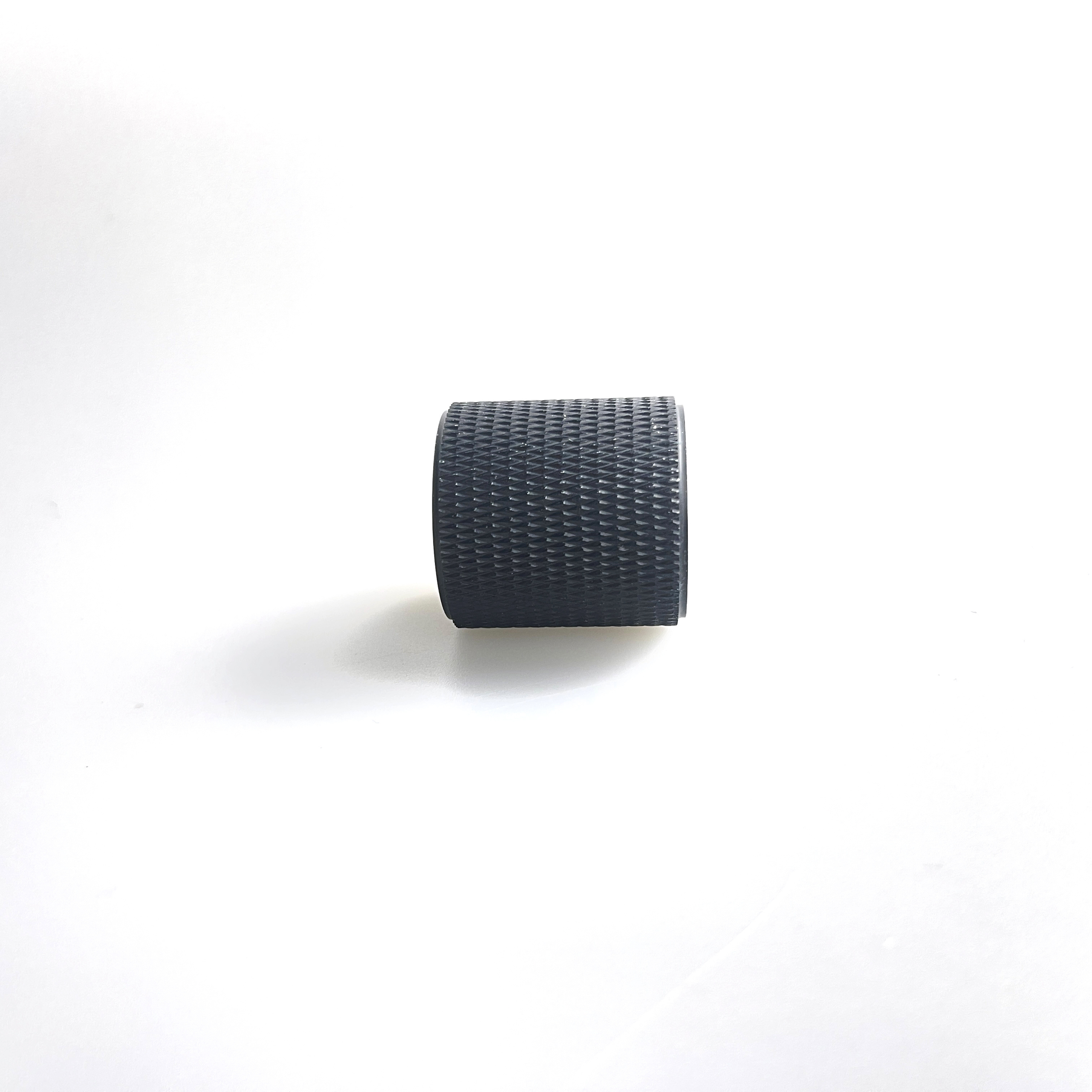 Round Knob Knurled Finishing Black Dresser Knob