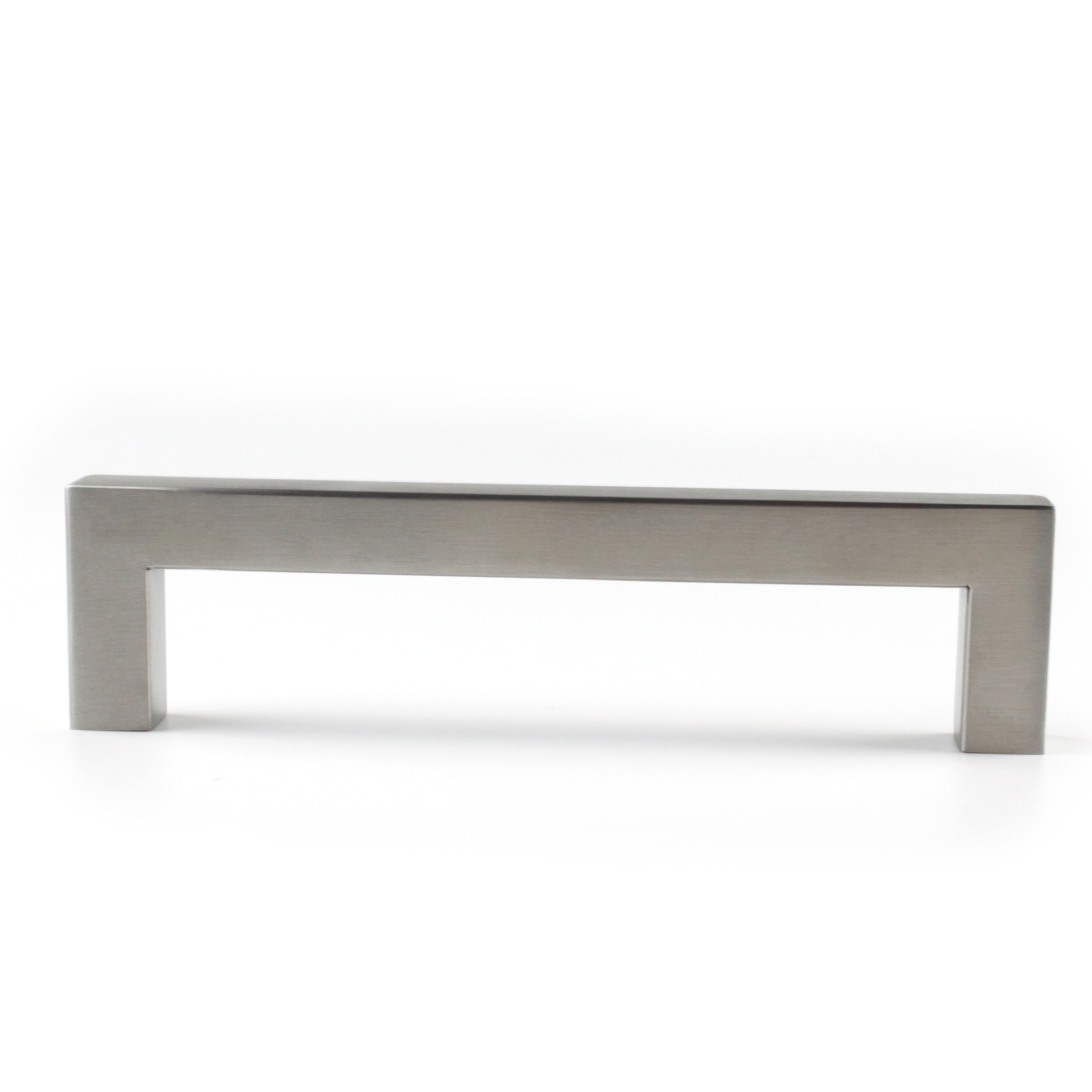 Brushed Nickel Stainless Steel Square Corner Kitchen Cabinet Door Handles And Knobs Hollow Drawer Furniture Handle Pulls