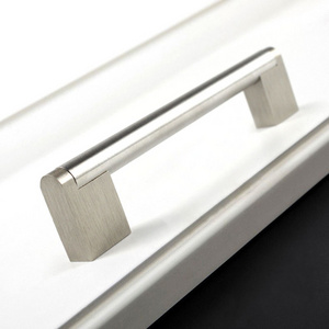 Modern Stainless Steel Round Cross Bar Pull Cabinet Drawer Door Pulls Furniture Handles Knobs