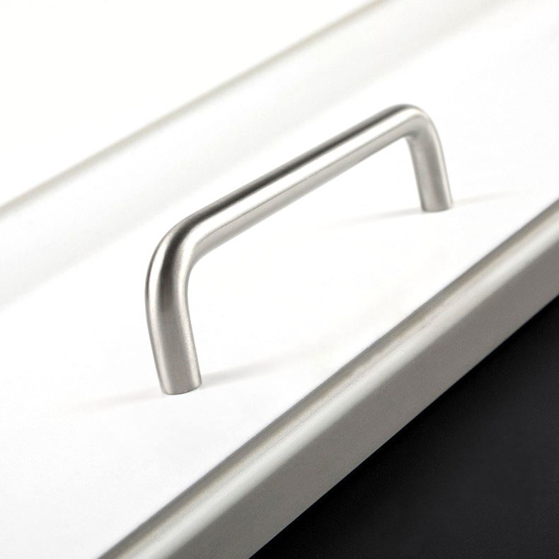 U Shape Stainless Steel D Shape Cabinet Handles Solid Kitchen Furniture Hardware Wardrobe Door Handle