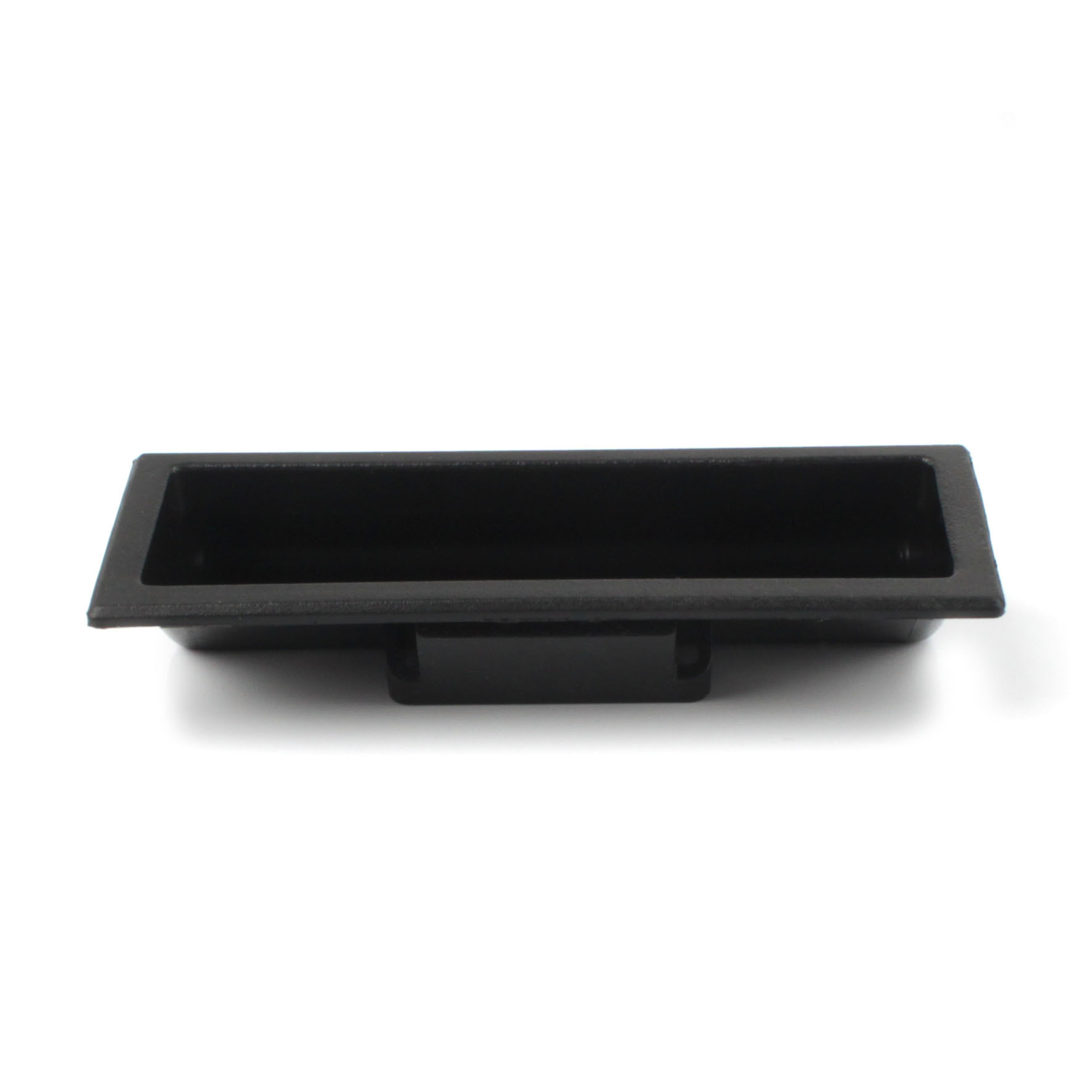 Rectangular Black Plastic Pulls Insert Hidden Integrated Cabinet Pull Sliding Closet Cupboard Door Handles