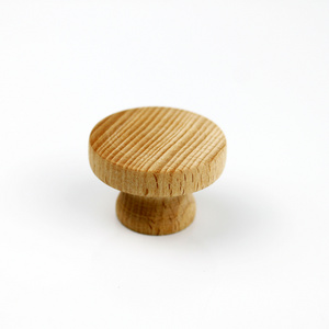 Eco-Friendly Natural Nursery Beech Pine Colorful Wooden Round Mushroom Wardrobe Furniture Cabinet Dresser Drawer Knob