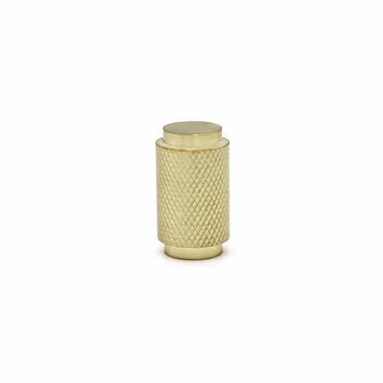 Funiture Drawer Cabinet Door Knurled Gold Copper Brass Knob