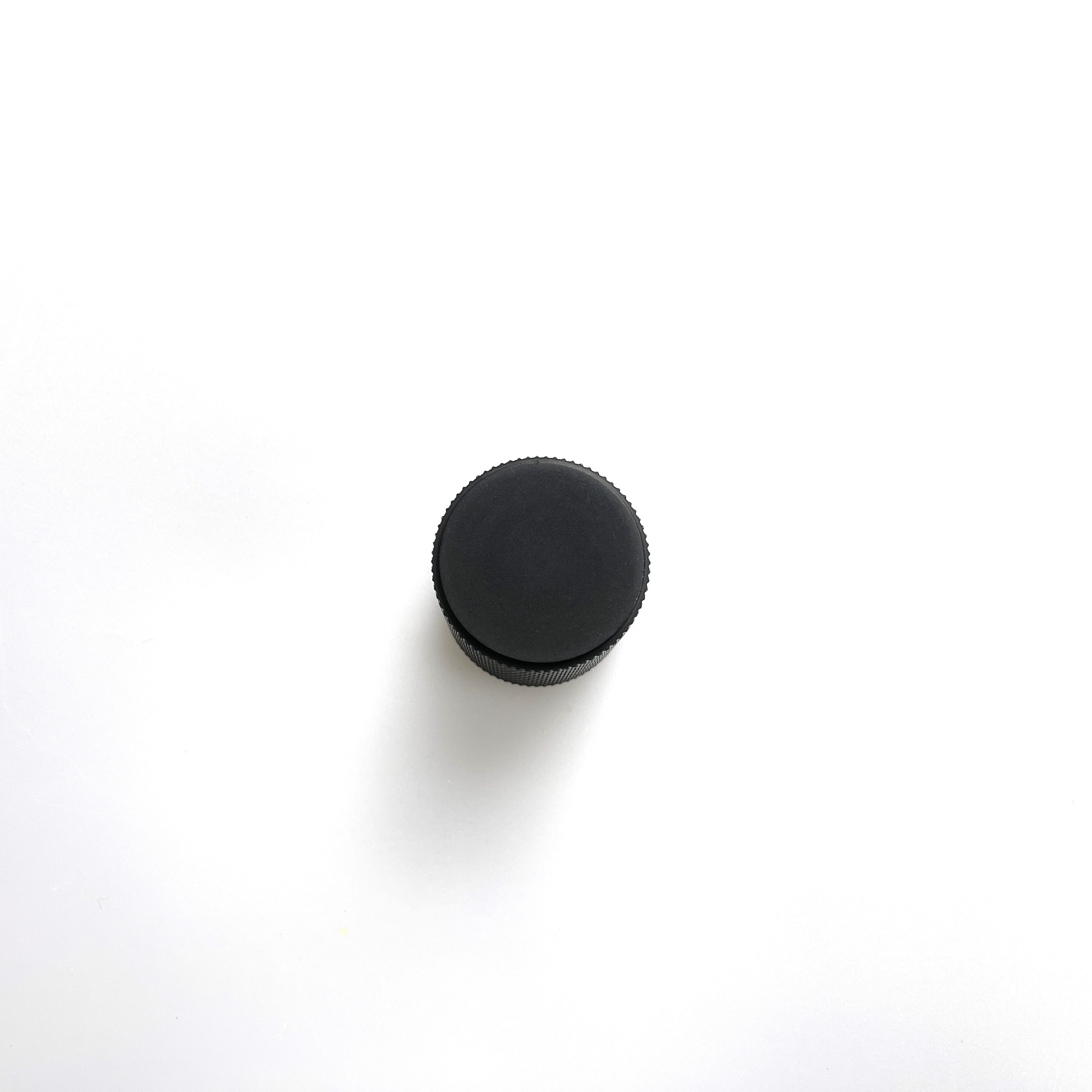 Round Knob Knurled Finishing Black Dresser Knob