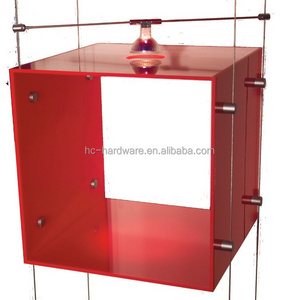 Lighted Showcase clear large Cubes hanging Acrylic Display box