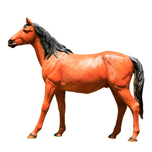 Life Size Horse Statue Larger Fiberglass Animal Sculpture for Outdoor Garden Courtyard Landscape Decoration