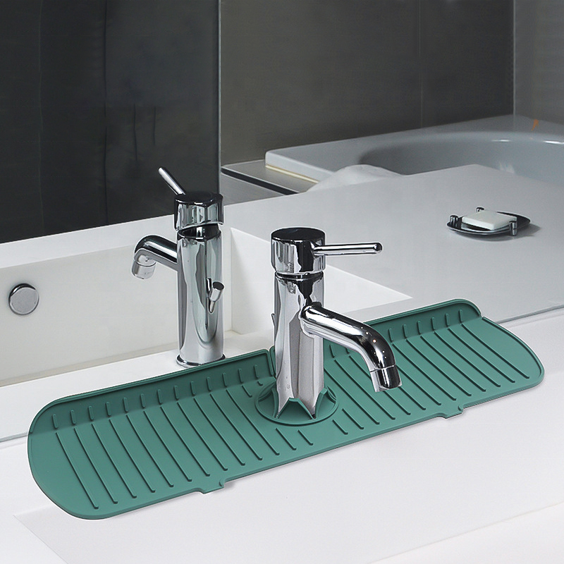 silicone draining mat product for home faucet drain pad for kitchen sink splash guard for sink accessories