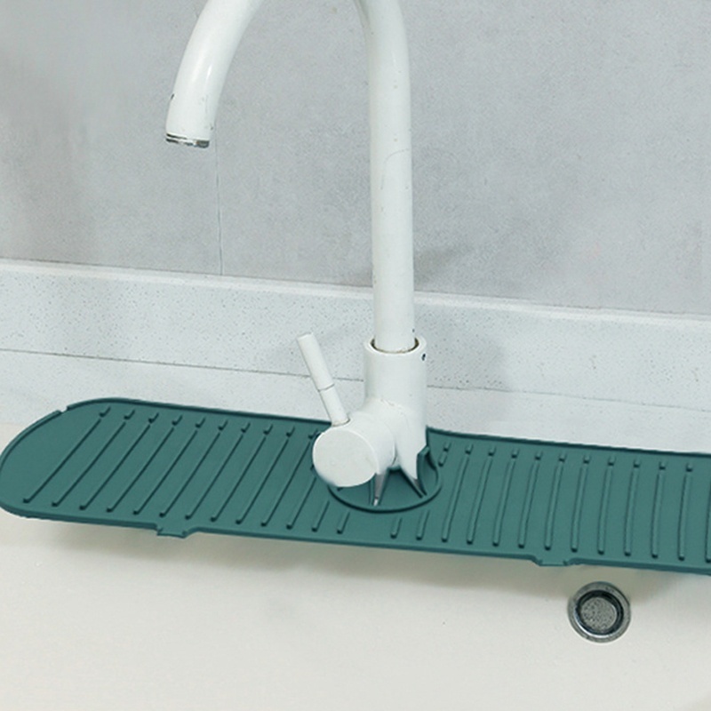 faucet silicone pad non-slip draining mat faucet drain pad for kitchen sink splash guard for sink items