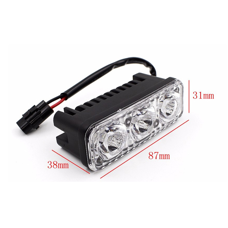 HOT Sale Low power consumption 6 LED daytime running light Bright with super beam daytime running light to driving safety.