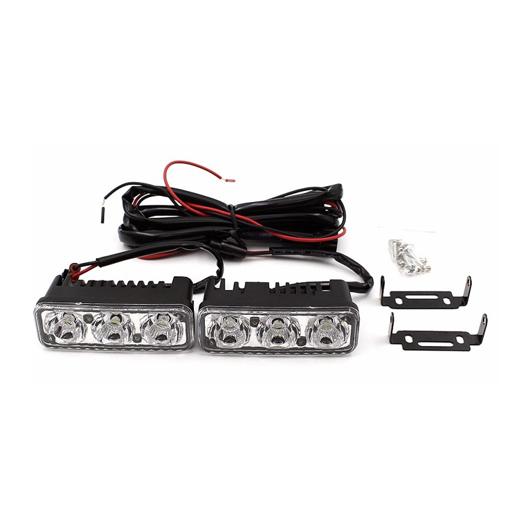 HOT Sale Low power consumption 6 LED daytime running light Bright with super beam daytime running light to driving safety.