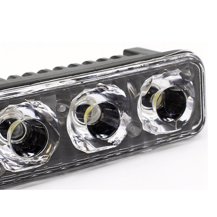 HOT Sale Low power consumption 6 LED daytime running light Bright with super beam daytime running light to driving safety.