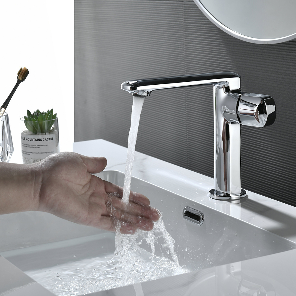 bathroom mixer sink faucet deck mounted mixer tap single handle chrome bathtub faucet