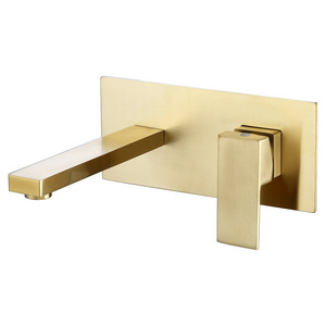 ceiling golden brush bathroom sink faucet concealed shower faucet wall mounted basin mixer  tap