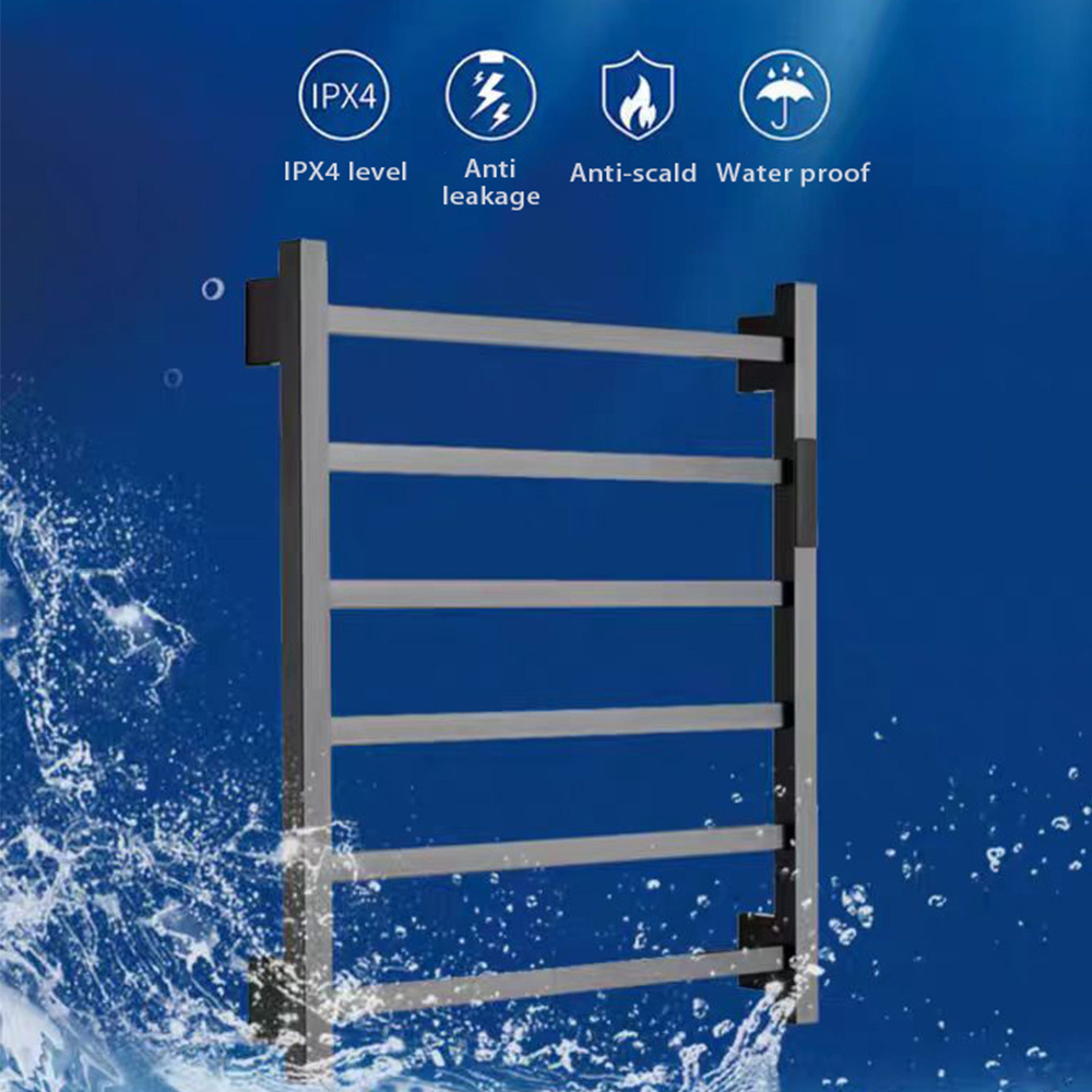 Towel Warmer Luxury Wall Mounted Heated Towel Rack for Bathroom with Timer & Temperature Multi-Level Adjustable