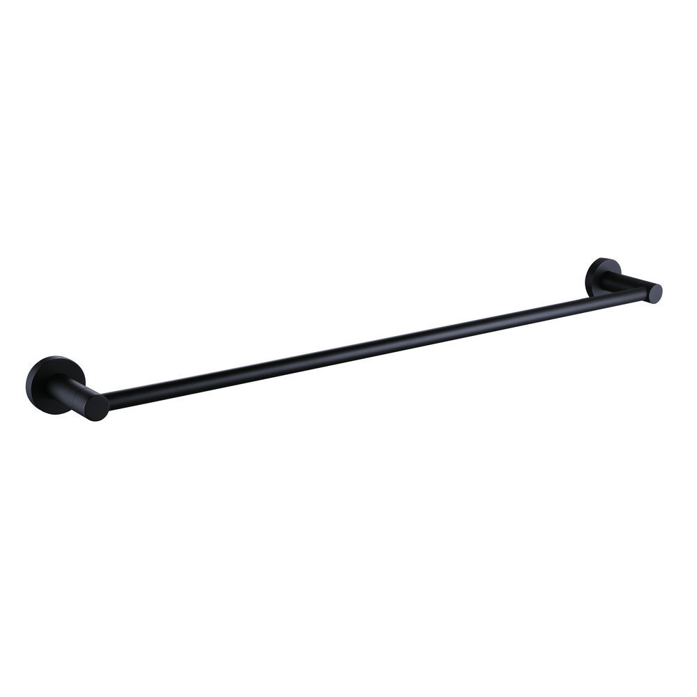 Best selling bathroom shower 600 mm long single towel shelf in chrome black and gold brush color