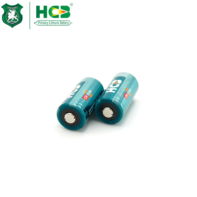 HCB OEM Wholesale 1700mAh 3v CR123a LiMnO2 Lithium Primary Battery Non Rechargeable 10 Years Wireless Smoke Detector 3 v Battery