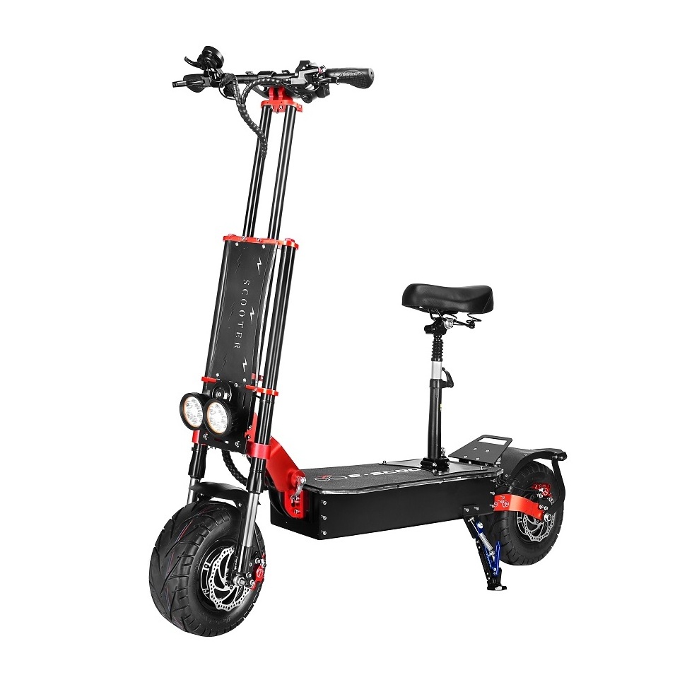 HCBK 5600w 85km/h 130km long-distance cross-country adult folding Monopattino electric scooter with seat