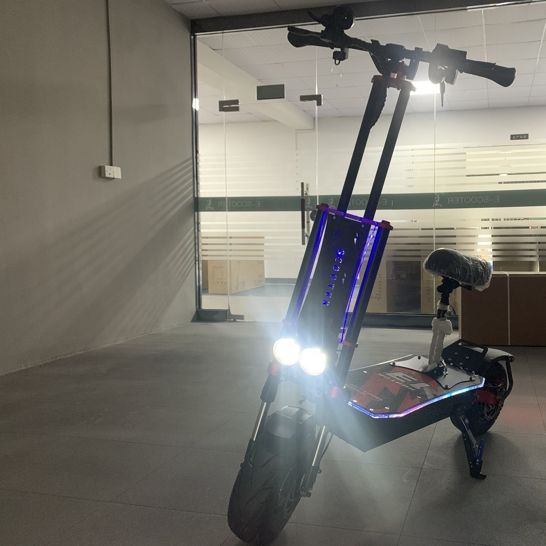 HCBK 5600w 85km/h 130km long-distance cross-country adult folding Monopattino electric scooter with seat