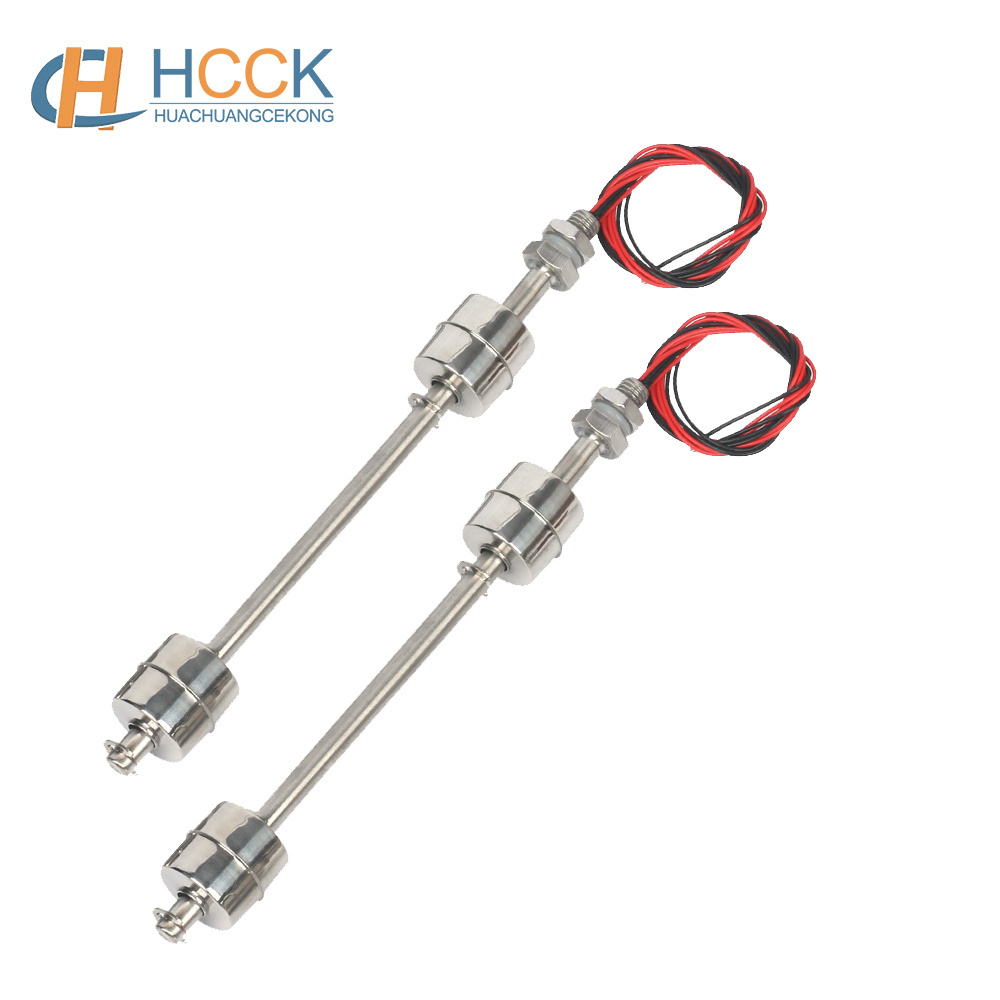 HCCK Float Switch Stainless Steel Liquid Water Level  Sensor Horizontal Double Ball Float Switch